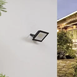 Prios LED buitenspot Maikel, 50W, 4000lm, metaal