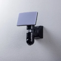 Prios LED buitenwandspot Avayah, bewegingsmelder, camera