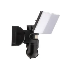 Prios LED buitenwandspot Avayah, bewegingsmelder, camera