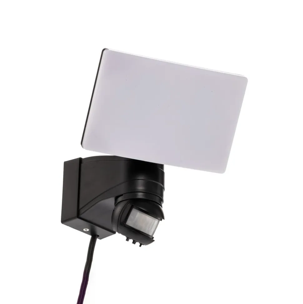 Prios LED buitenwandspot Avayah, bewegingsmelder, IP44