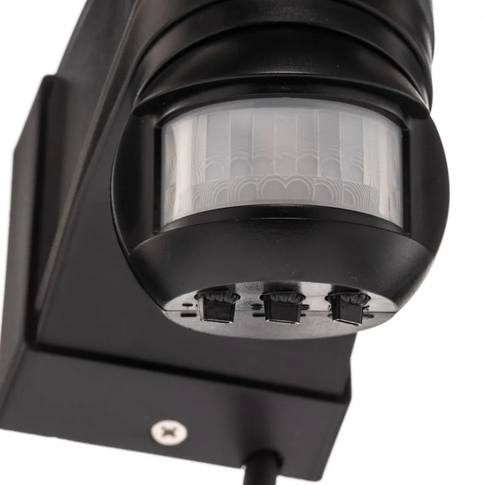 Prios LED buitenwandspot Avayah, bewegingsmelder, IP44