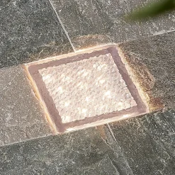 Prios LED grondspot inbouwlamp Ewgenie, 10 cm, transparant