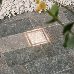 Prios LED grondspot inbouwlamp Ewgenie, 10 cm, transparant