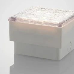 Prios LED grondspot inbouwlamp Ewgenie, 10 cm, transparant