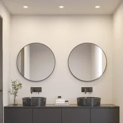 Prios LED inbouwlamp Cadance, wit, 12 cm, CCT, IP44