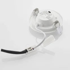 Prios LED inbouwlamp Cadance, wit, 12 cm, CCT, IP44