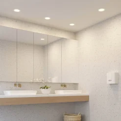 Prios LED inbouwlamp Cadance, wit, 17 cm, set van 3, CCT