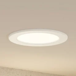 Prios LED inbouwlamp Cadance, wit, 17 cm, set van 3, CCT