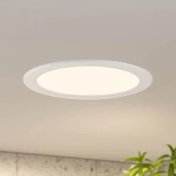 Prios LED inbouwlamp Cadance, wit, 24 cm, CCT, IP44