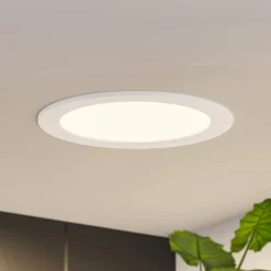 Prios LED inbouwlamp Cadance, wit, 22 cm, set van 10, CCT