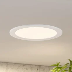 Prios LED inbouwlamp Cadance, wit, 24 cm, set van 3, CCT