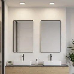 Prios LED inbouwlamp Helina, zilver, 16,5 cm, dimbaar