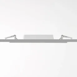 Prios LED inbouwlamp Helina, zilver, 22 cm, 18 W, dimbaar