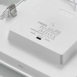 Prios LED inbouwlamp Helina, wit, 22 cm, 18 W, dimbaar