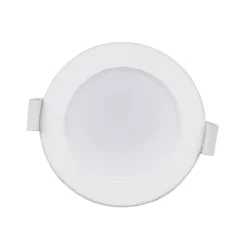 Prios LED inbouwlamp Rida, set van 3, wit, 15 cm, CCT, IP44