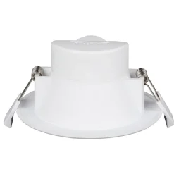 Prios LED inbouwlamp Rida, set van 3, wit, 15 cm, CCT, IP44