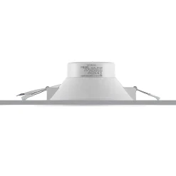 Prios LED inbouwlamp Rida, 3 stuks, wit, 23 cm, 25W, CCT, IP44