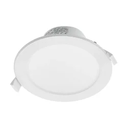 Prios LED inbouwspot Rida, wit. Ø 15 cm, CCT, IP44