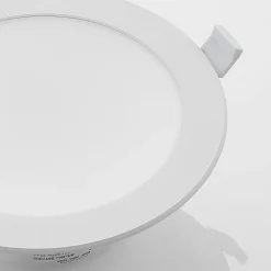 Prios LED inbouwspot Rida, wit. Ø 19 cm, CCT, IP44