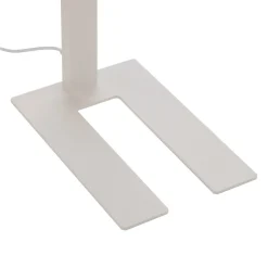 Prios LED kantoor vloerlamp Taronis, wit, 195 cm, dimbaar