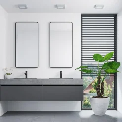 Prios LED plafondlamp Alette, zilver, 17,2 cm, dimbaar