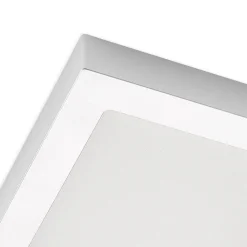 Prios LED plafondlamp Alette, zilver, 22.7cm, 24W, dimbaar