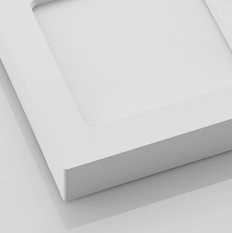 Prios LED plafondlamp Alette, wit, 17,2 cm, dimbaar