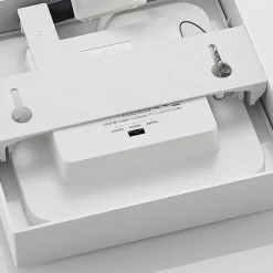 Prios LED plafondlamp Alette, wit, 17,2 cm, dimbaar