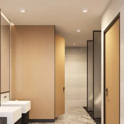 Prios LED plafondlamp Alette, wit, 12,2 cm, dimbaar