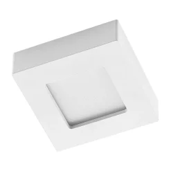 Prios LED plafondlamp Alette, wit, 12,2 cm, dimbaar
