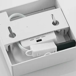 Prios LED plafondlamp Alette, wit, 12,2 cm, dimbaar