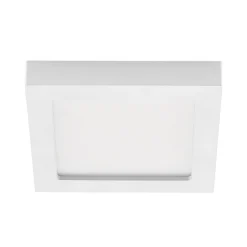 Prios LED plafondlamp Alette, wit, 22,7 cm 24W, dimbaar