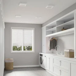 Prios LED plafondlamp Alette, wit, 22,7 cm 24W, dimbaar