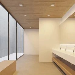 Prios LED plafondlamp Alette, zilver, 12,2 cm, dimbaar