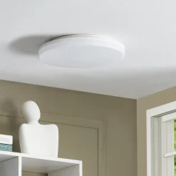 Prios LED plafondlamp Artin, Ø 28 cm, wit, CCT, IP65