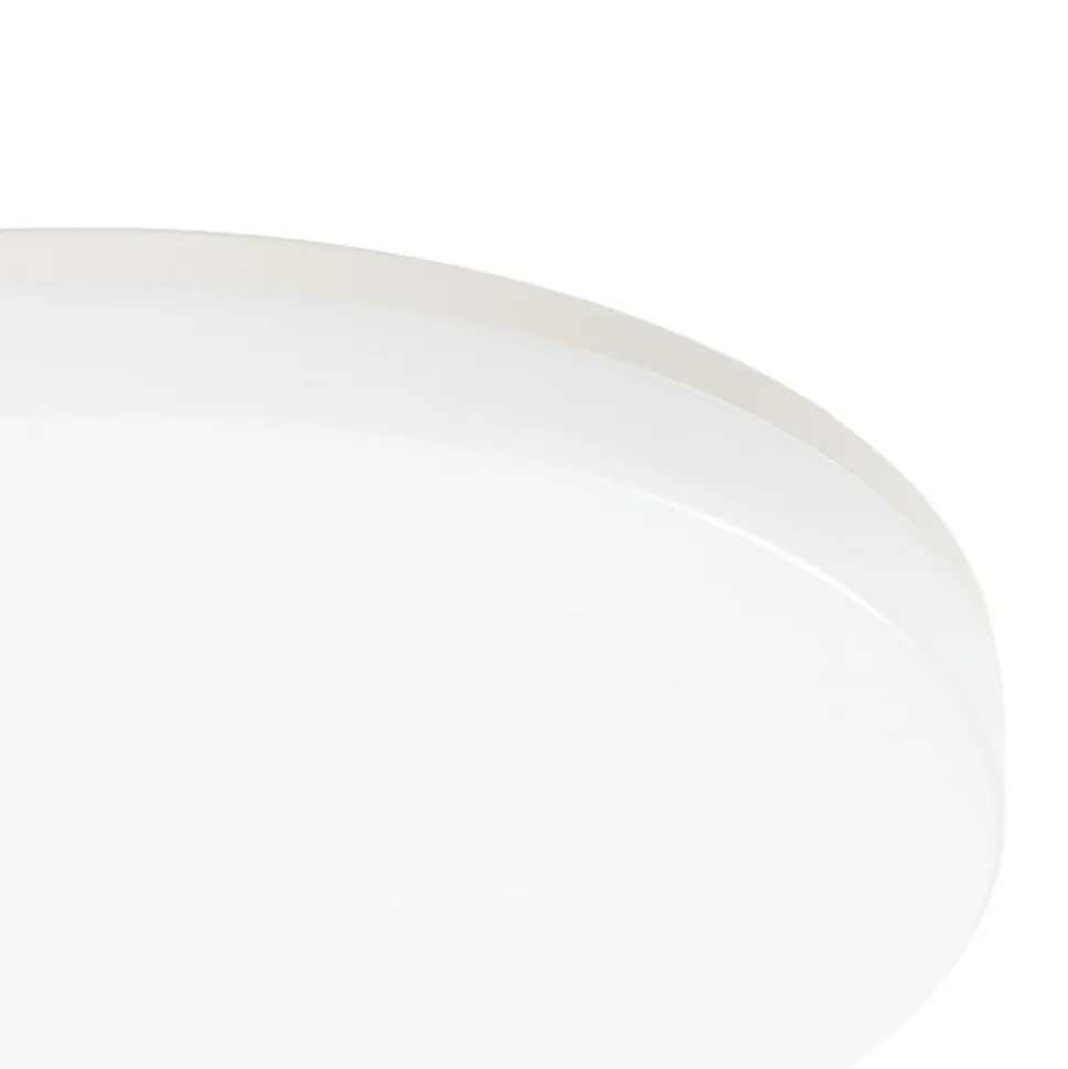 Prios LED plafondlamp Artin, Ø 28 cm, wit, CCT, IP65