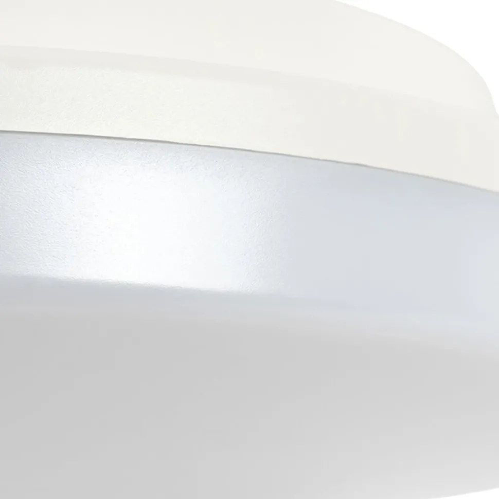 Prios LED plafondlamp Artin, Ø 28 cm, wit, CCT, IP65