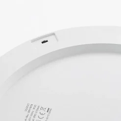 Prios LED plafondlamp Aureka, set van 3, sensor, Ø 33 cm, wit