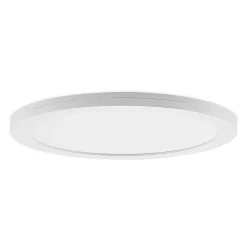 Prios LED plafondlamp Aureka, bewegingsmelder, Ø 33 cm, wit