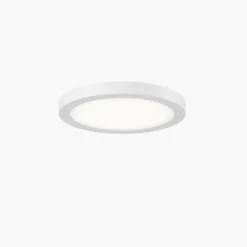 Prios LED plafondlamp Aureka, bewegingsmelder, Ø 23 cm, wit