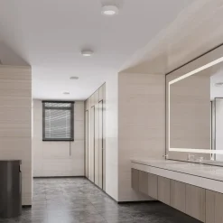 Prios LED plafondlamp Edwina, wit, 18 cm, CCT, IP44