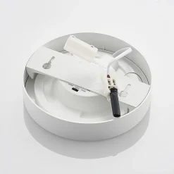 Prios LED plafondlamp Edwina, wit, 18 cm, CCT, IP44