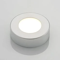 Prios LED plafondlamp Edwina, zilver, 12 cm, set van 3