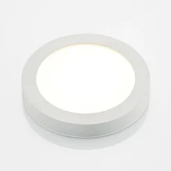 Prios LED plafondlamp Edwina, wit, 25 cm, set van 3