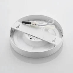 Prios LED plafondlamp Edwina, wit, 23 cm, CCT, IP44