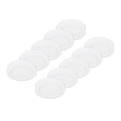 Prios LED plafondlamp Edwina, wit, 23 cm, set van 10