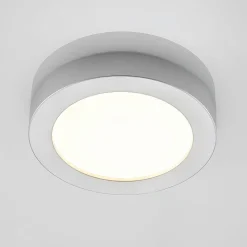 Prios LED plafondlamp Edwina, zilver, 23 cm, set van 3