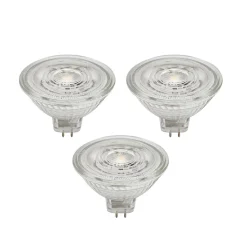 Prios LED reflectorlamp GU5.3 4.3W 345lm 36° helder 830 set van 3