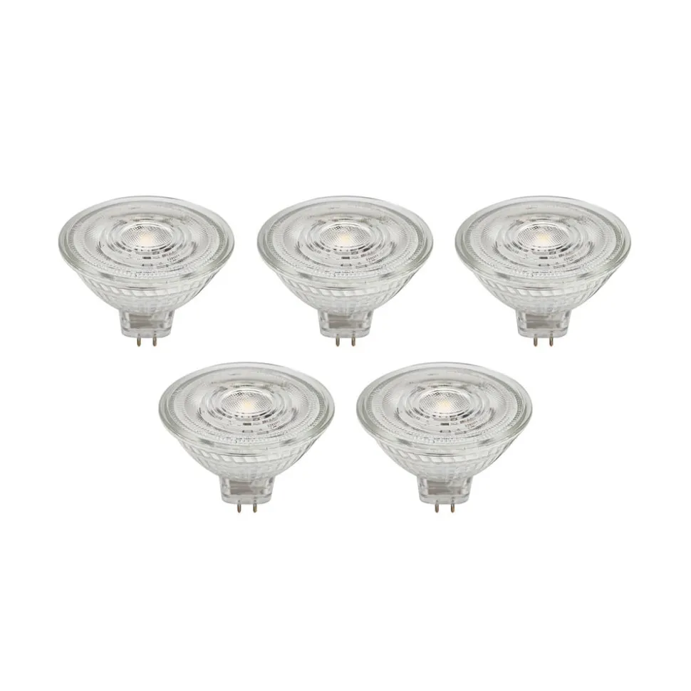 Prios LED reflectorlamp GU5.3 4.9W 500lm 36° helder 827 set van 5