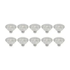 Prios LED reflectorlamp GU5.3 4.9W 500lm 36° helder 840 set van 10